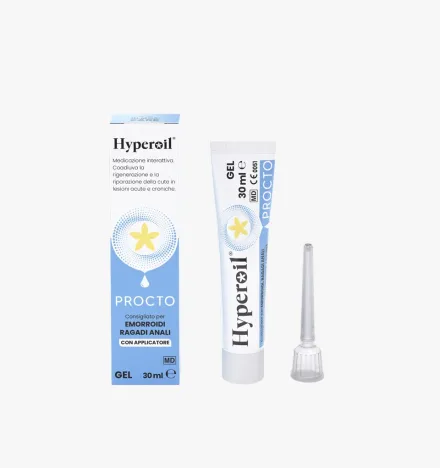 Hyperoil® PROCTO Gel per emorroidi e ragadi anali 30ml - Dispositivo Medico