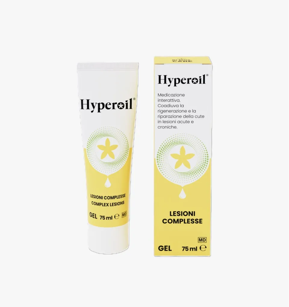 Hyperoil® Gel Lesioni Complesse 75ml - Dispositivo medico Hyperoil® Gel Lesioni Complesse 75ml - Dispositivo medico